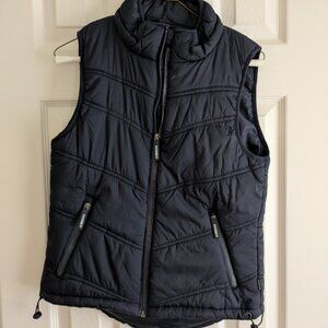 CO Outerwear Women's Navy Puffy Vest, US Size 4